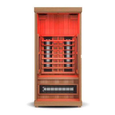Finnmark FD-1 Full Spectrum 1-Person Home Infrared Sauna With Bluetooth Audio [FD-KN001] (SAK18374)