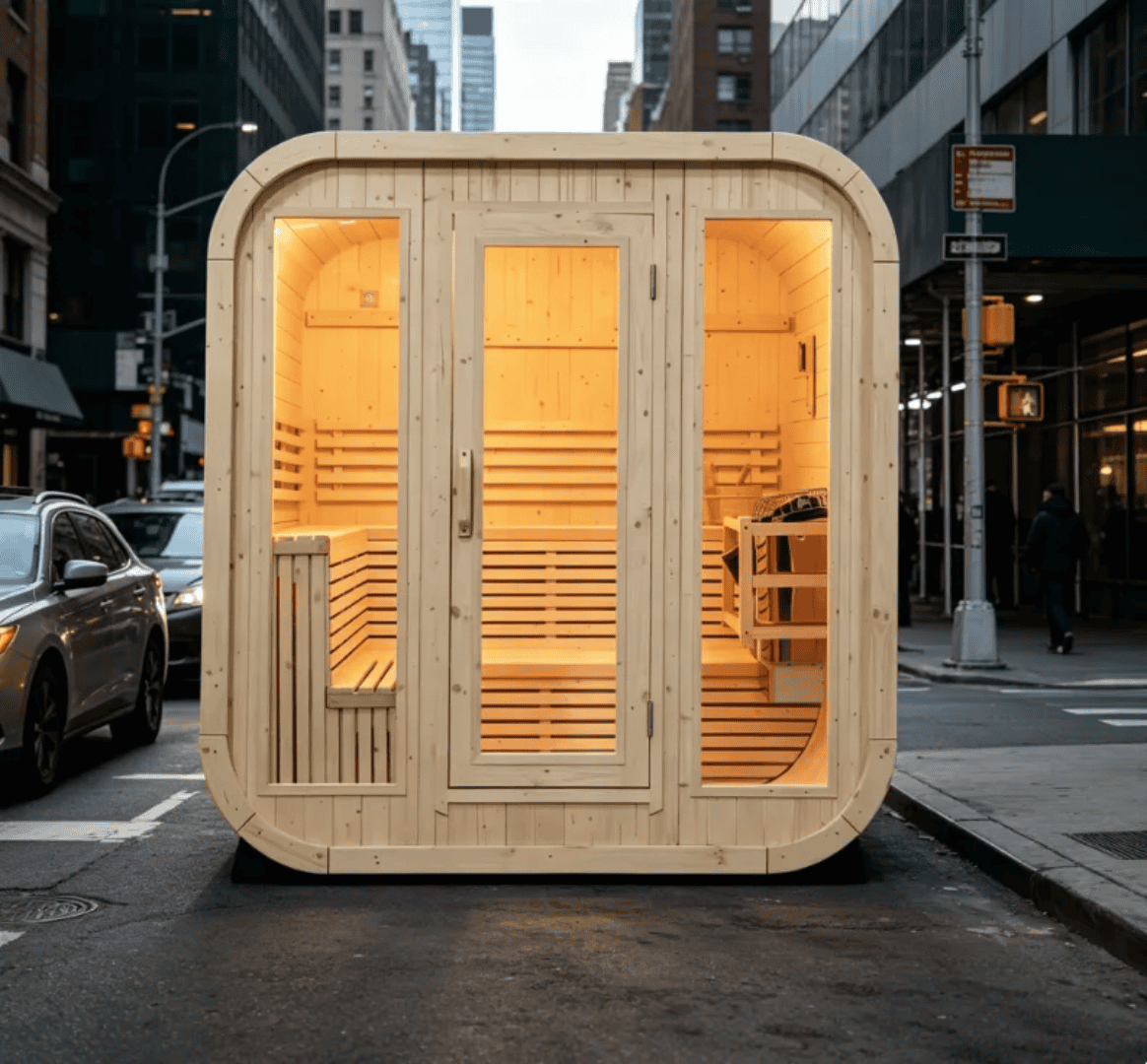 Handmade Sauna White Pine