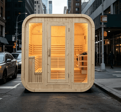 Handmade Sauna White Pine