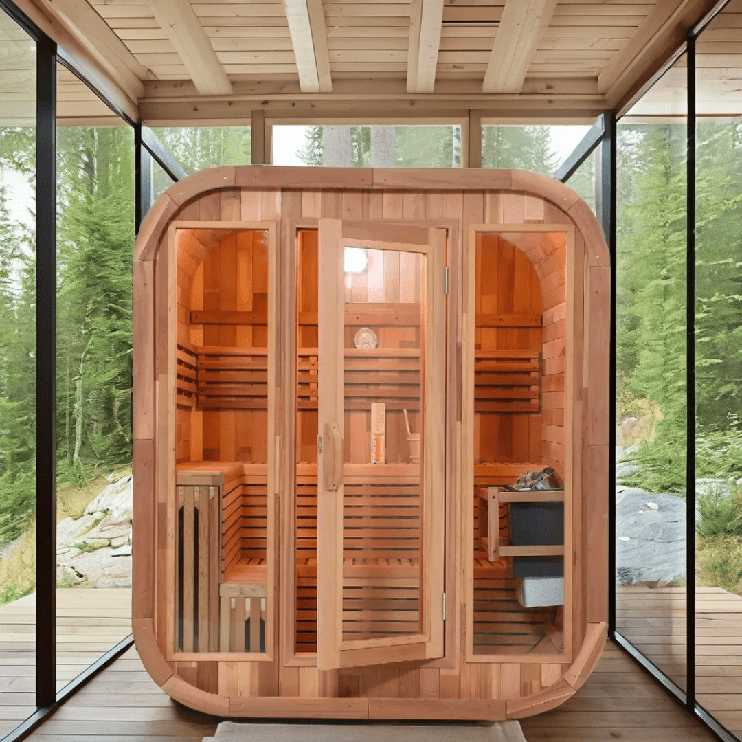 Handmade Sauna White Pine